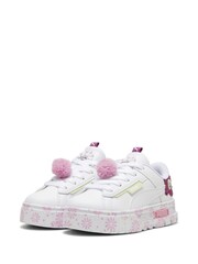 Puma White Girls Mayze Crashed Trolls 2 Sneakers - Image 4 of 5