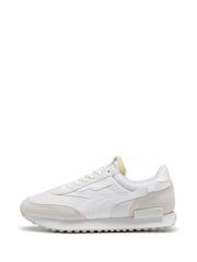 Puma White Mens Future Rider Play On Sneakers - Image 2 of 6