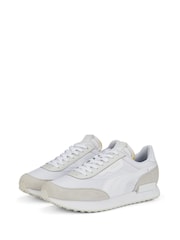 Puma White Mens Future Rider Play On Sneakers - Image 3 of 6