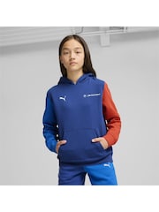 Puma Blue Boys BMW M Motorsport ESS + Fleece Hoodie - Image 2 of 6