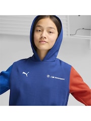 Puma Blue Boys BMW M Motorsport ESS + Fleece Hoodie - Image 3 of 6