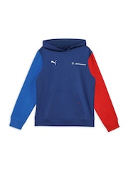 Puma Blue Boys BMW M Motorsport ESS + Fleece Hoodie - Image 6 of 6