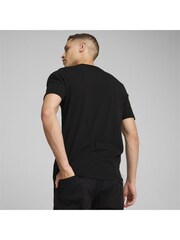 Puma Black Mens Scuderia Ferrari Race Colour Shield T-Shirt - Image 4 of 6