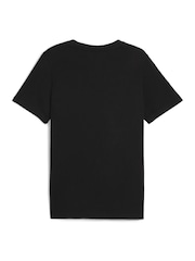 Puma Black Mens Scuderia Ferrari Race Colour Shield T-Shirt - Image 6 of 6