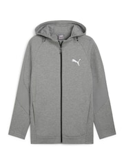 Grå - Puma Mens Evostripe Full Zip Huvtröja - Bild 6 av 6