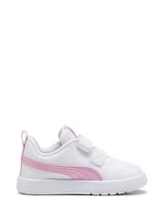 Puma Off White Courtflex V3 Baby Unisex Sneakers - Image 1 of 5