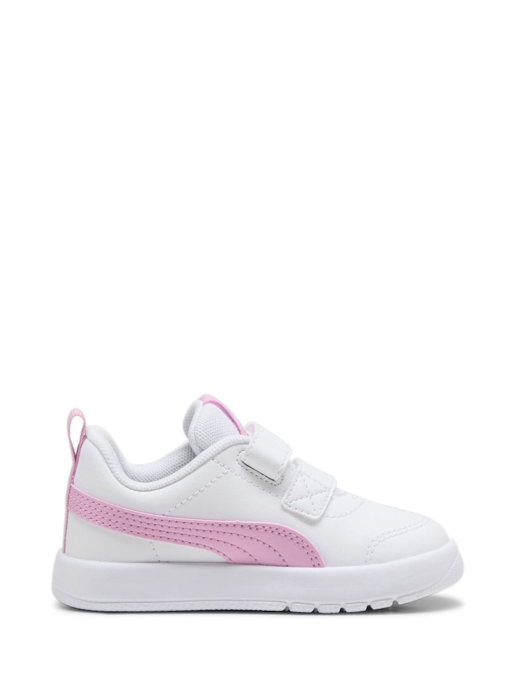 Puma Off White Courtflex V3 Baby Unisex Sneakers - Image 1 of 5