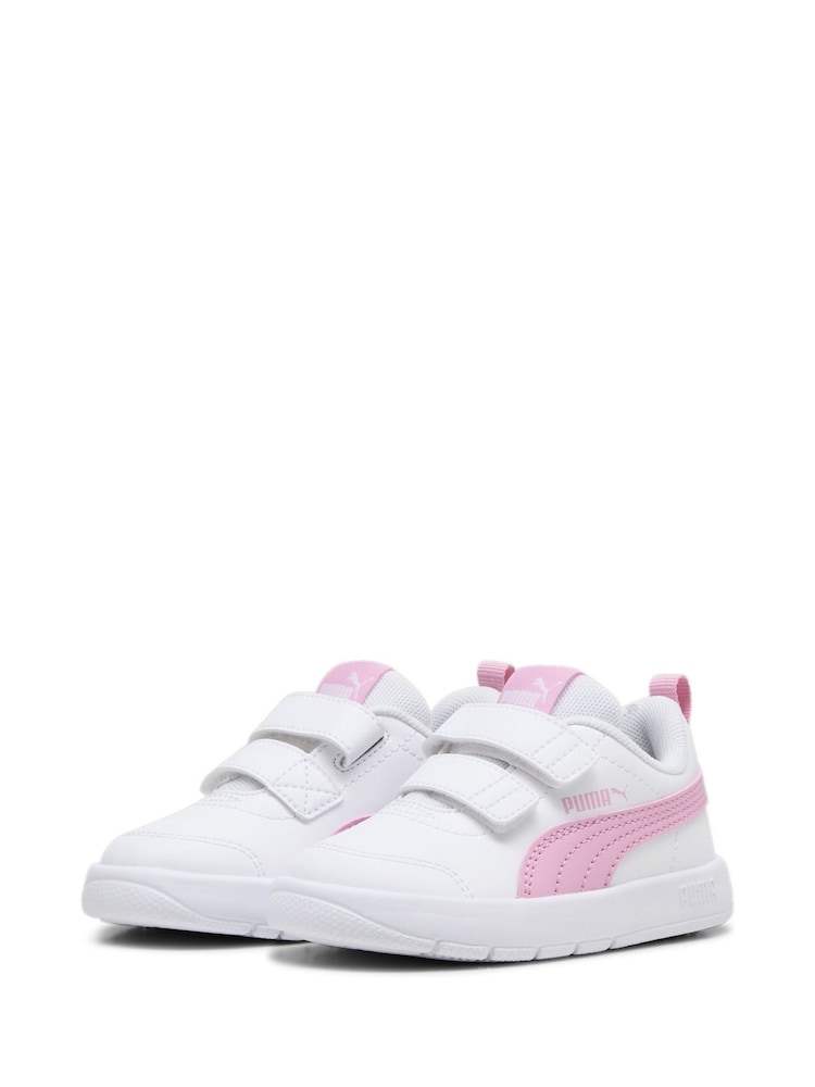 Off White - Puma סניקרס , דגם 3Courtflex V, יוניסקס לתינוקות - Image 3 of 5
