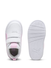 Puma Off White Courtflex V3 Baby Unisex Sneakers - Image 4 of 5