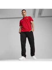 Puma Red Mens Scuderia Ferrari Race Graphic Polo Shirt - Image 5 of 6