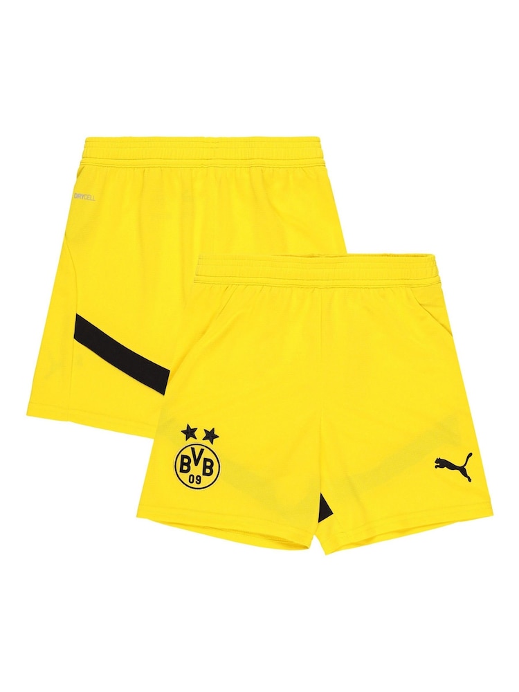 Puma Yellow Boys Borussia Dortmund 24/25 Shorts - Image 1 of 4