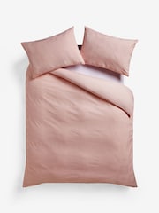 Pink Heart Textured Duvet Cover and Pillowcase Set - Image 4 of 4