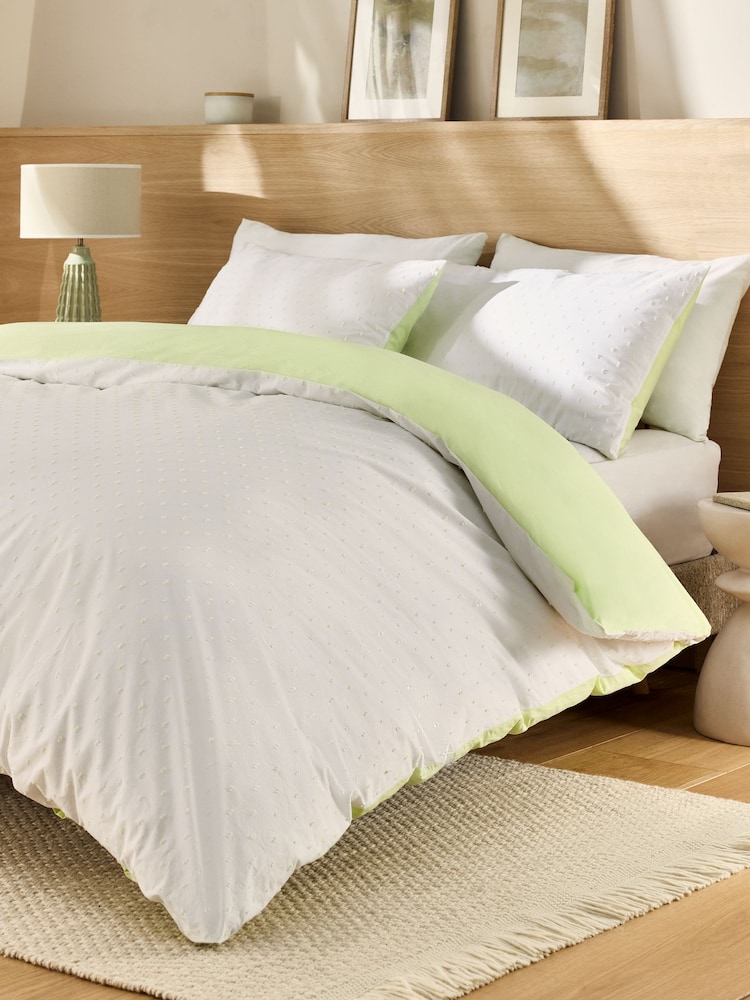 Pikčast Dobby Duvet Pokrov in blazina set - Slika 1 iz 5 Pikčast Dobby Duvet Pokrov in blazina set - Slika 1 iz 5