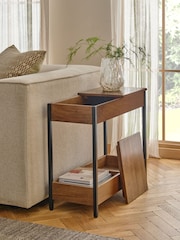 Dark Lloyd Storage Sofa Side Table - Image 2 of 7