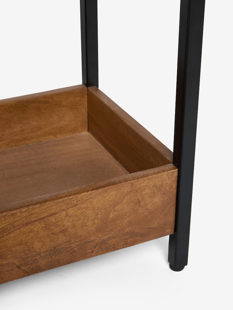 Dark Lloyd Storage Sofa Side Table - Image 8 of 8 Dark Lloyd Storage Sofa Side Table - Image 8 of 8