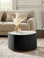 Black Valencia Mango Wood Coffee Table - Image 1 of 6