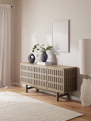 Dark Hoxton Textured Front Large Sideboard - Image 1 of 8