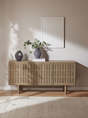 Dark Hoxton Textured Front Large Sideboard - Image 2 of 8