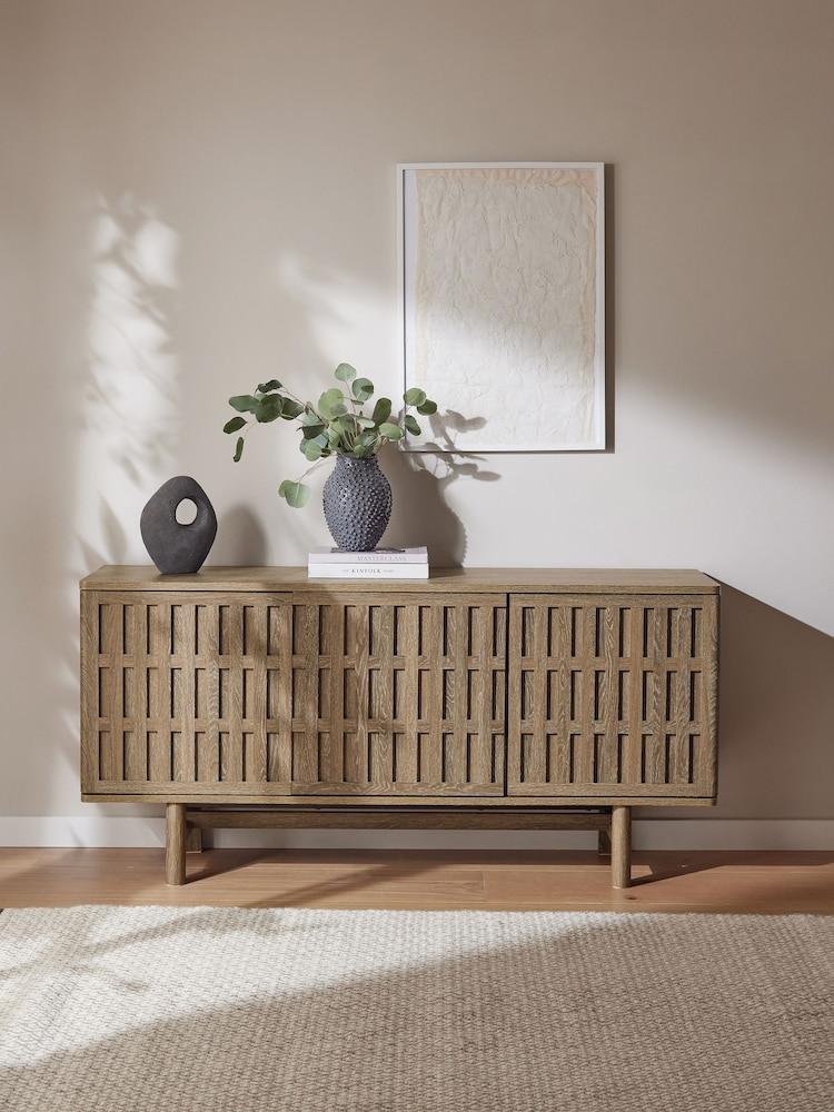 Dark Hoxton Textured Front Large Sideboard - Image 2 of 8