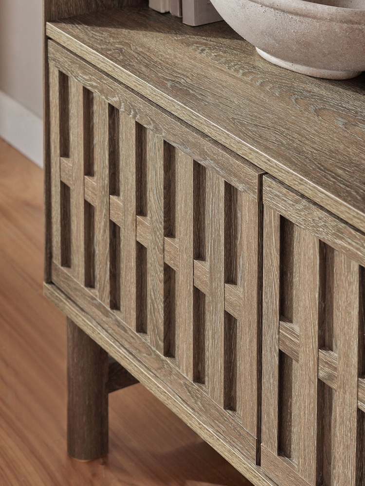 Dark Hoxton Textured Front Storage Shelf - Image 9 of 9