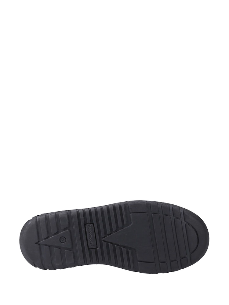 Hush Puppies Black Sergio Junior School Shoes - Image 4 of 4 Hush Puppies Black Sergio Junior School Shoes - Image 4 of 4