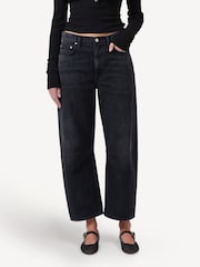 Citizens of Humanity Grey Miro Relaxed Barrel Jeans - Image 1 of 5