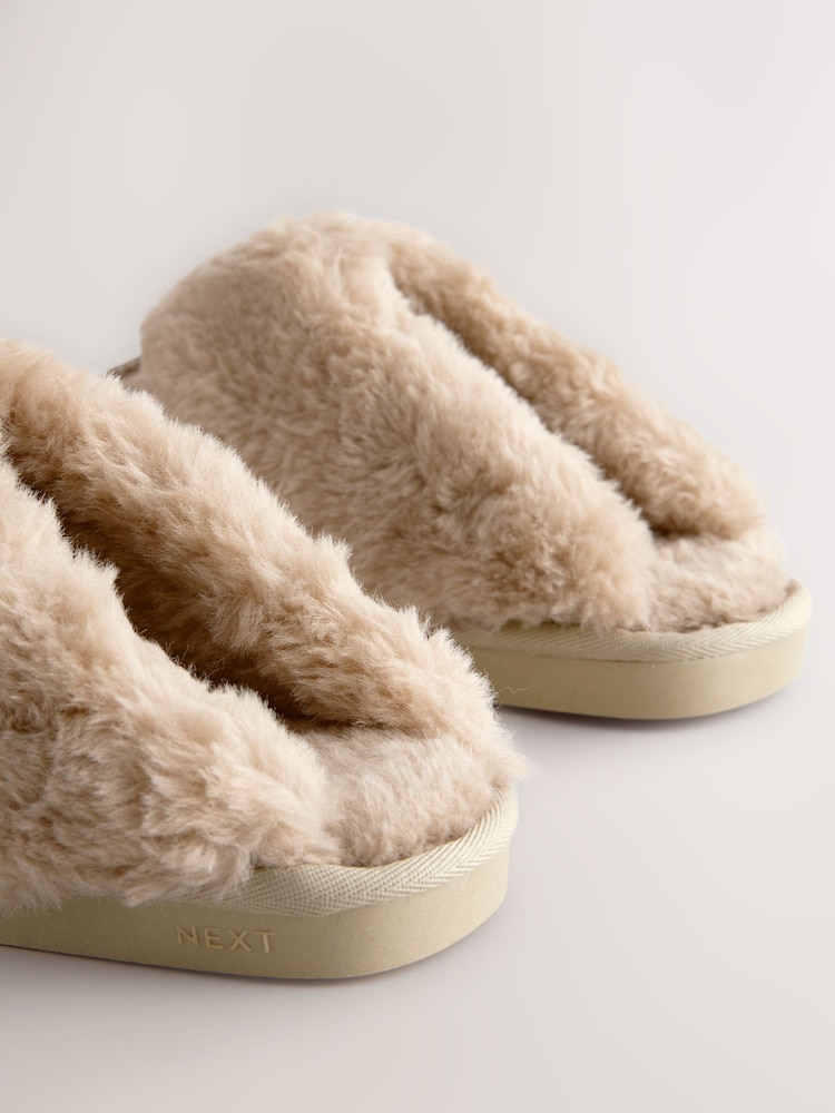 Neutre Hamish the cow - Suede Mule Pantoufles - Image 7 of 8