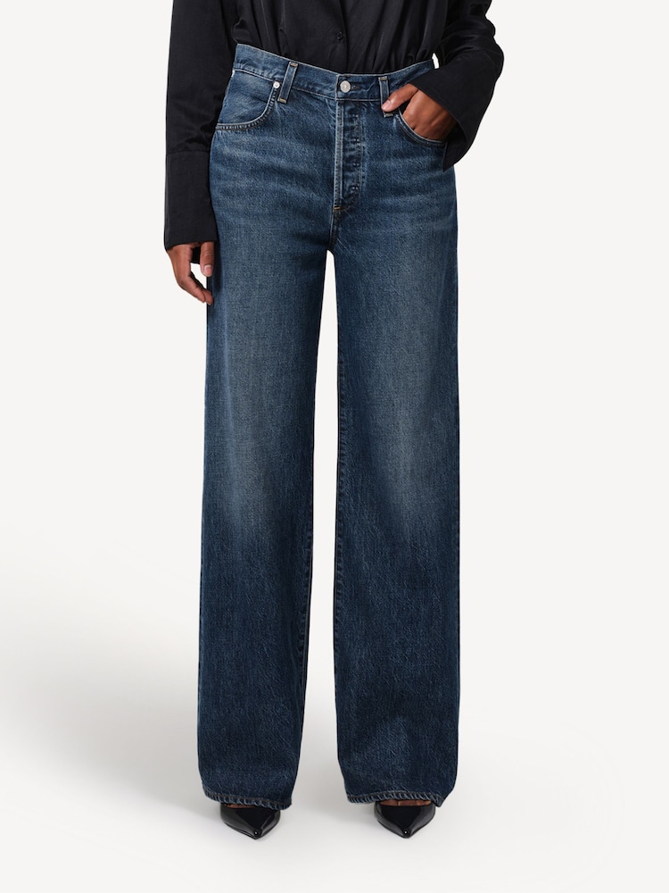 Citizens of Humanity Blue Annina High Rise Wide Leg Jeans - Image 1 of 7