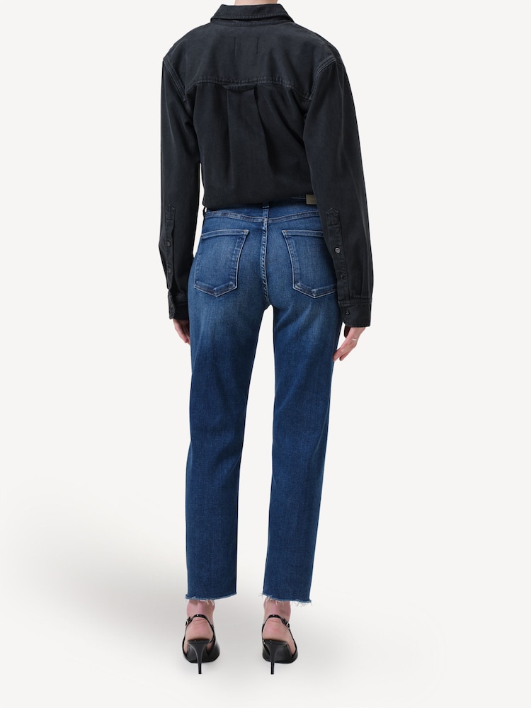 Citizens of Humanity Blue Palma Straight Jeans - Image 2 of 5