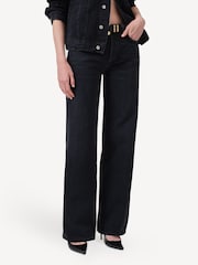 Citizens of Humanity Black Annina High Rise Wide Leg Jeans - Image 1 of 5