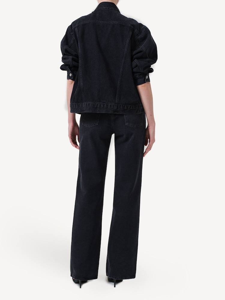 Citizens of Humanity Black Annina High Rise Wide Leg Jeans - Image 2 of 5