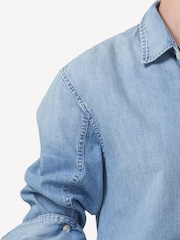 Citizens of Humanity Blue Kayla Denim Shirt - Image 7 of 7