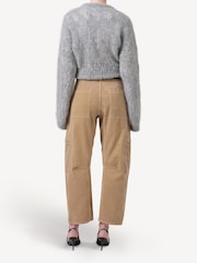 Citizens of Humanity Brown Marcelle Straight Leg Trousers - Image 2 of 5