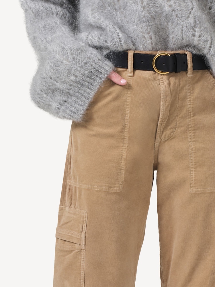 Citizens of Humanity Brown Marcelle Straight Leg Trousers - Image 5 of 5