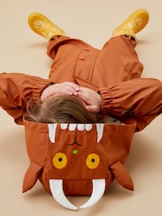 MORI Gruffalo Waterproof Cosy Hooded Brown Puddlesuit - Image 3 of 8