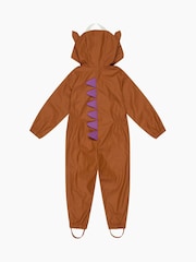 MORI Gruffalo Waterproof Cosy Hooded Brown Puddlesuit - Image 8 of 8