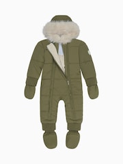 MORI Faux Fur Lined Cosy Zip Up Snowsuit - Imagen 3 de 5