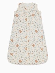 MORI Bear Print Organic Cotton Front Zip 2.5 Tog Sleeping Bag - Image 3 of 4
