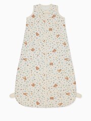 MORI Bear Print Organic Cotton Front Zip 2.5 Tog Sleeping Bag - Image 4 of 4