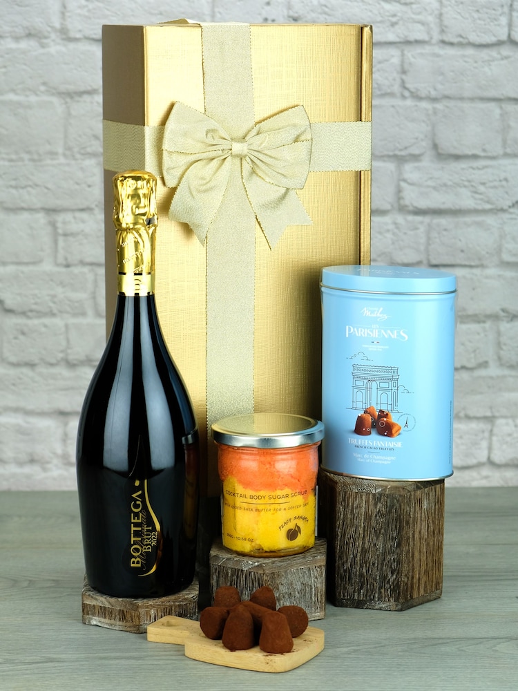 Le Bon Vin Sparkling Wine & Truffles Treat Box - Image 1 of 1