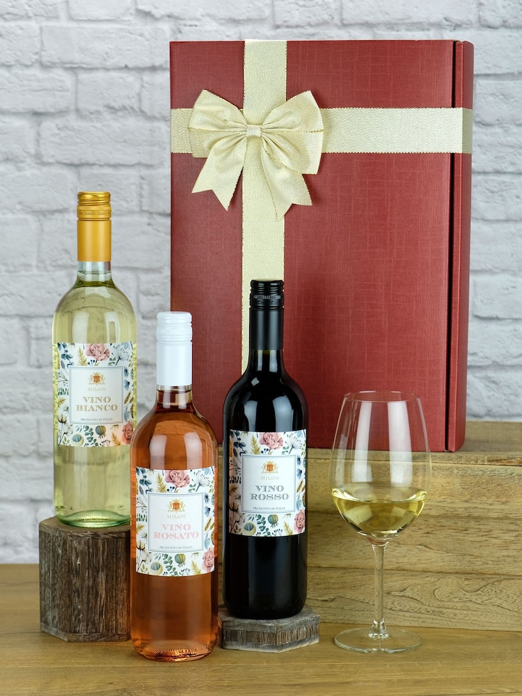 Le Bon Vin Italian Wine Milani Trio in Red Gift Box - Image 1 of 1