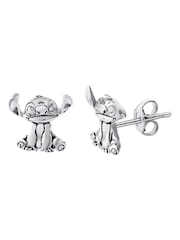 Peers Hardy Silver Tone Disney Lilo and Stitch Stud Earrings - Image 2 of 3