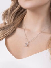 Peers Hardy Silver Tone Disney Lilo and Stitch Pendant Necklace - Image 3 of 4