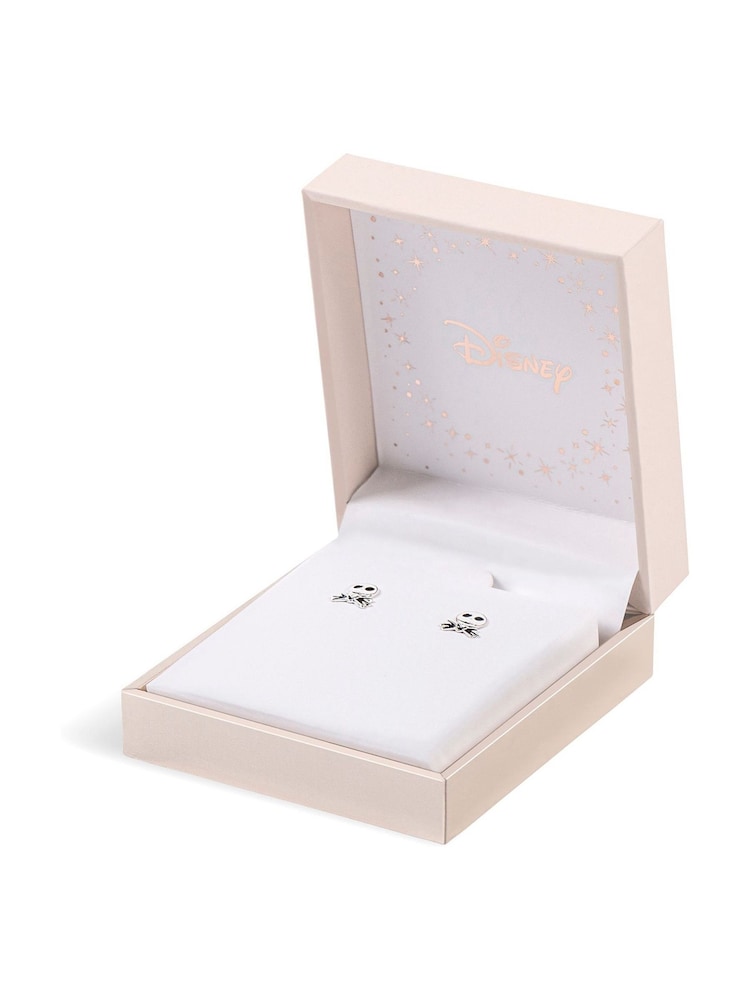 Peers Hardy Disney Nightmare Before Christmas Jack Skellington Sterling Silver Enamel Stamp Stud Black Earrings - Image 3 of 3