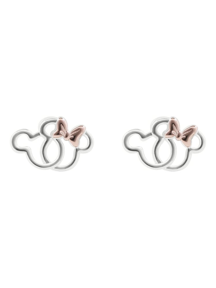 Peers Hardy Silver Tone Double layered Minnie Mouse Earrings - Image 1 of 3