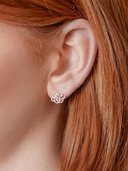 Peers Hardy Silver Tone Double layered Minnie Mouse Earrings - Image 2 of 3