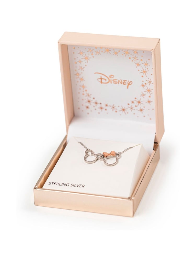 Peers Hardy Silver Tone Disney Minnie And Mickey Necklace - Image 4 of 4 Peers Hardy Silver Tone Disney Minnie And Mickey Necklace - Image 4 of 4