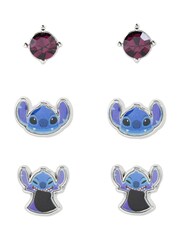 Peers Hardy Blue Disney Lilo and Stitch Trio Earring Set - Image 1 of 4