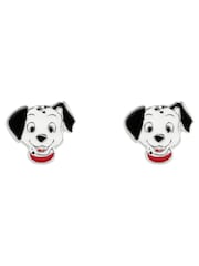 Peers Hardy Silver Tone Disney 101 Dalmatians Enamel Earrings - Image 1 of 3