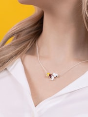 Peers Hardy Peanuts Snoopy and Woodstock White Necklace - Image 2 of 3